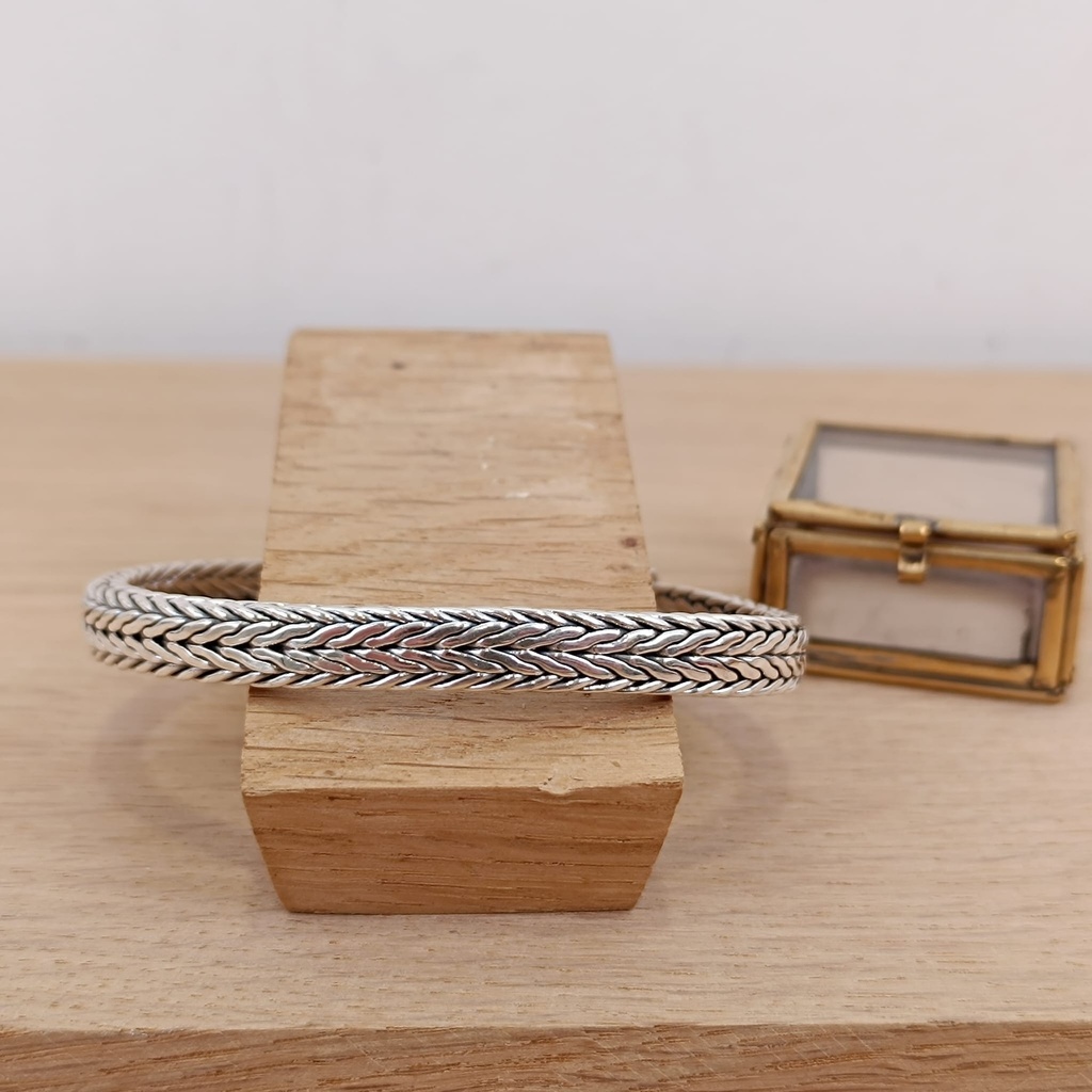[BRAR-0293] Bracelet Snake Argent 925 [0293]