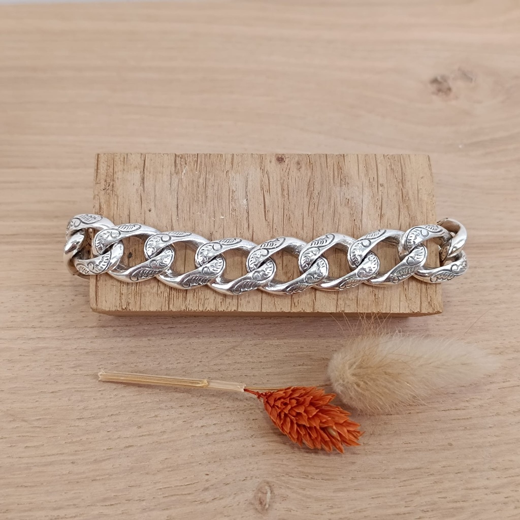 [BRAR-0294] Bracelet Snake Argent 925 [0294]