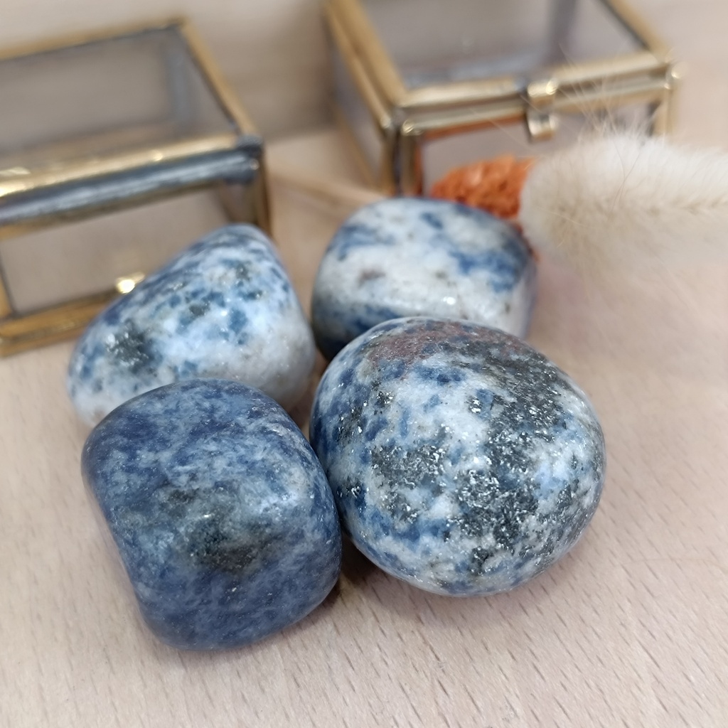 [STO-0050] Jaspe à tache bleues à l'unité