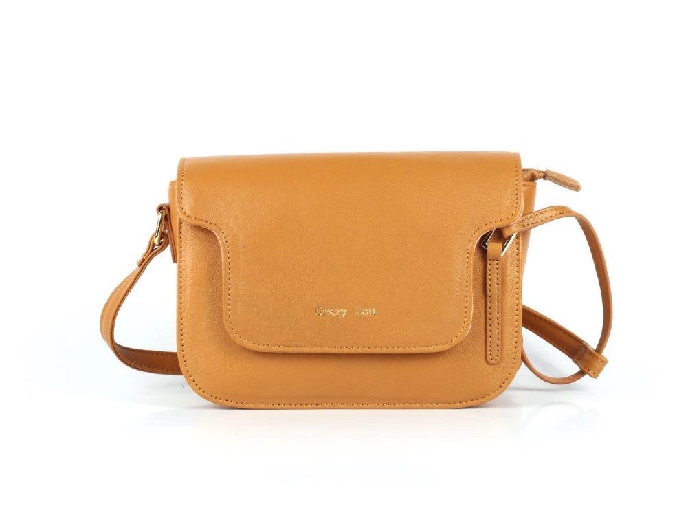 [CRAZY-7082-CAM] Sac à Main Cuir Camel - Crazy Lou