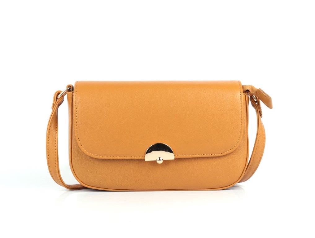 [CRAZY-7080-CAM] Sac à Main Cuir Camel - Crazy Lou