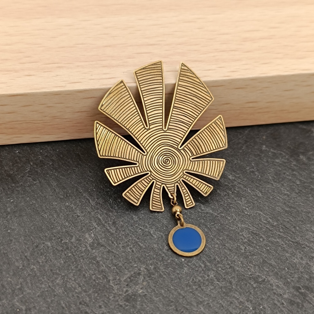 [BLAISE-P.01.9.1] Broche 'Nouvelle Vague'
