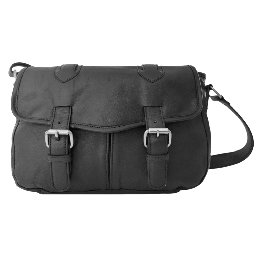 [LEA-0160-LOA-B] Sac à main noir 'Loa B'