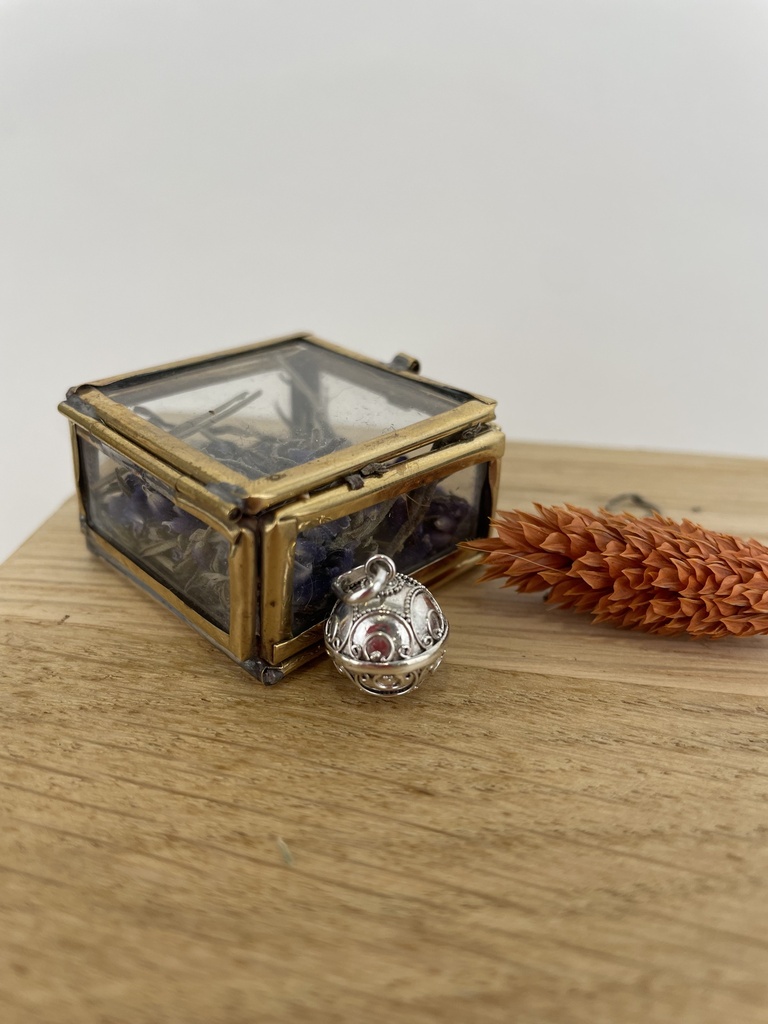 [PEAR-0477] Pendentif Bola Argent 925 [0477]