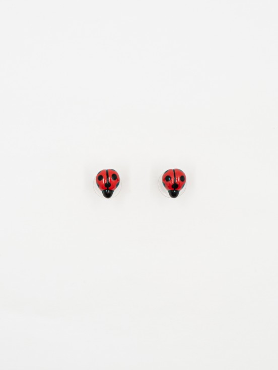 [NACH-BO-J096] Puces d'Oreilles Coccinelle