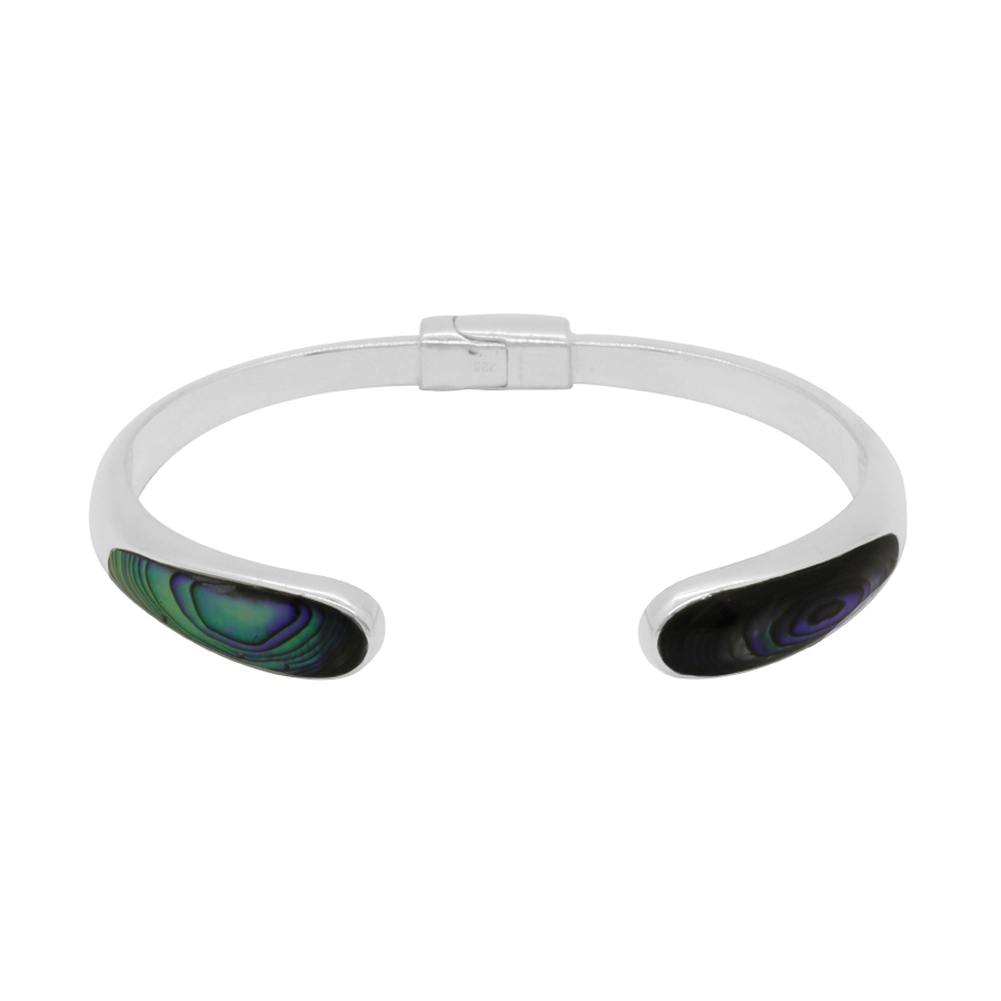 [BRAR-0315] Bracelet Argent 925 & Abalone [0315]