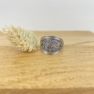 [BAAR-1729-52] Bague Argent 925 & Nacre [1819]