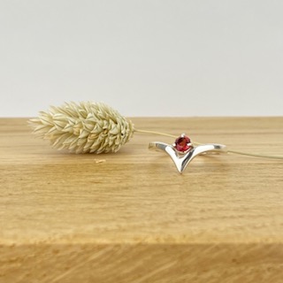 [BAAR-1872-53] Bague Argent 925 & Grenat [1872]