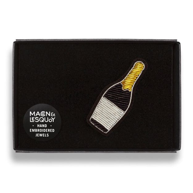 [LESQ-BRO-BB01BC] Broche 'Bouteille Champagne' - Macon & Lesquoy