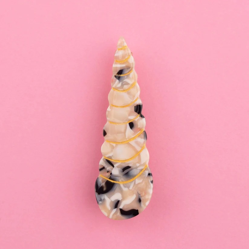 [COU-BARRETTECOQUILLAGE] Barrette Coquillage Long - Coucou Suzette