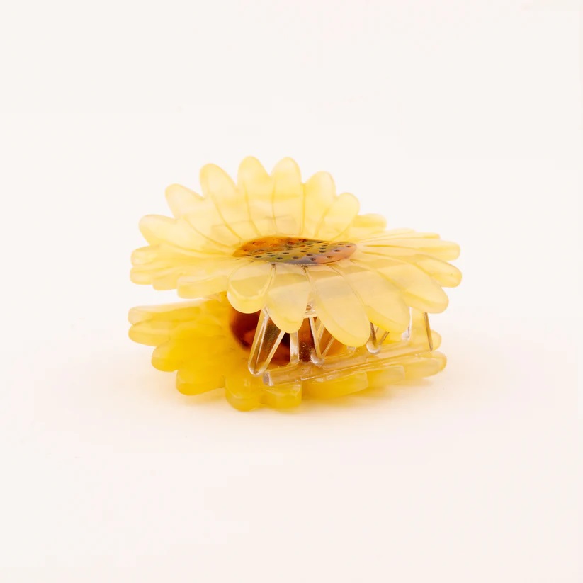 [COU-PINCETOURNSESOL] Pince à cheveux Tournesol - Coucou Suzette