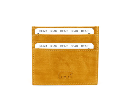 [BEAR-CP-5053-YELLOW] Porte carte 'Maikel' - Bear Design