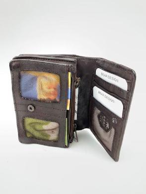 [BEAR-CL-16212-BROWN] Portefeuille 'Nina' - Bear Design