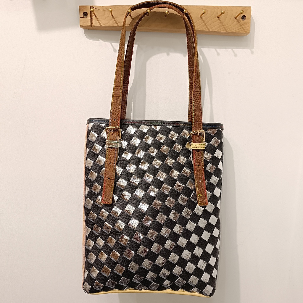 [EBA-0001] Sac à Main Balancer Bag Cuir Tressé - Ebarrito