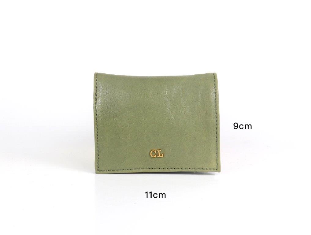 [CRAZY-7123-KAK] Portefeuille Cuir Kaki - Crazy Lou