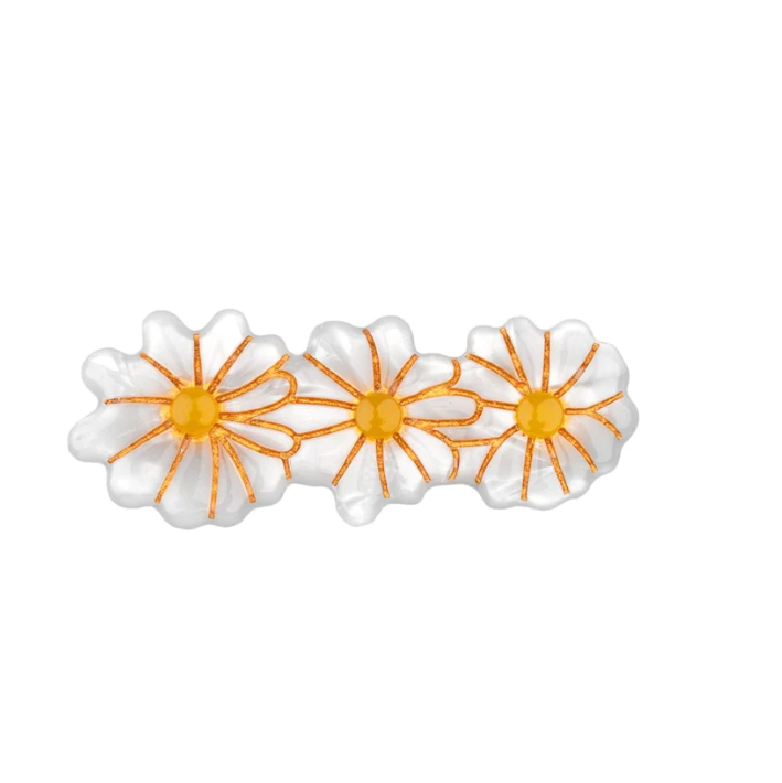 [COU-BARRETTECLIPPAQUERETTES] Barrette Pâquerettes - Coucou Suzette