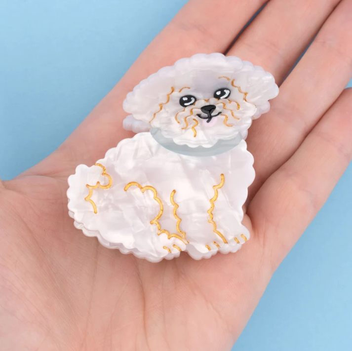[COU-PINCEBICHON] Pince à cheveux Bichon - Coucou Suzette