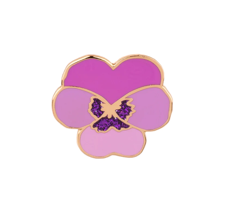 [COU-PINSPENSEE] Pin's Pensée Mauve - Coucou Suzette
