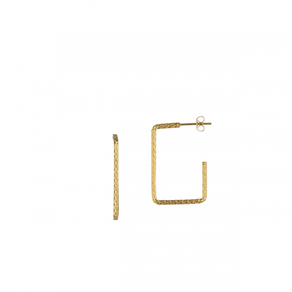 [TCS-IFE781] Boucles d'oreilles Laiton Plaqué or - The Craft Shop