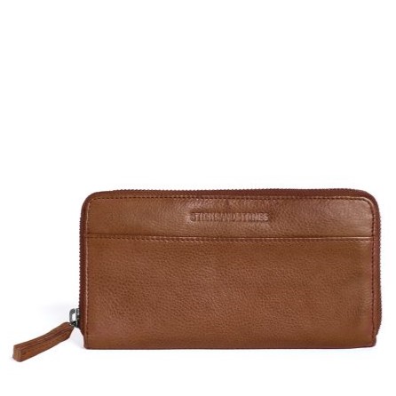 [STICK-22710-DENVER-COGNAC] Portefeuille 'Denver' Cognac - Sticks and Stones