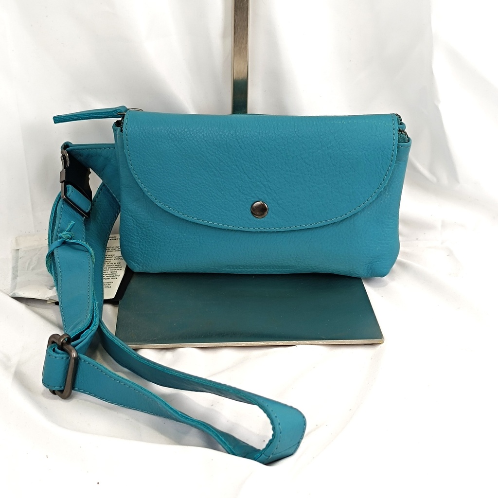 [STICK-24344-INDIO-BLEU] Sac banane 'Indio' Bleu - Sticks and Stones