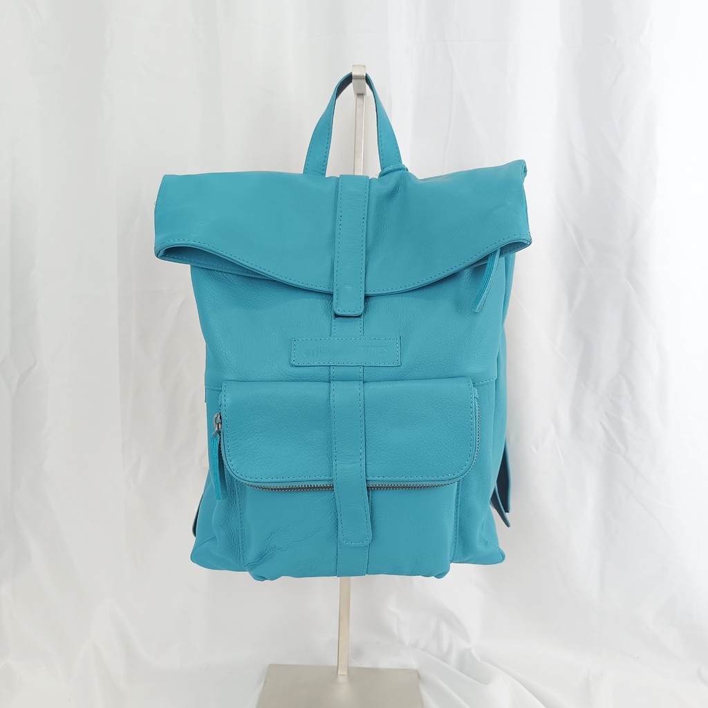 [STICK-24359-MESSENGER-BLEU] Sac à dos 'Messenger' Bleu - Sticks and Stones
