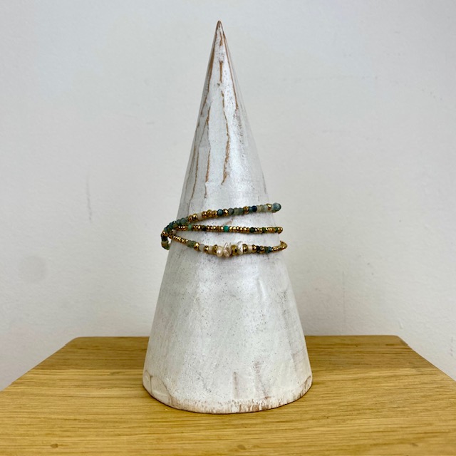 [BELLE-BR-LANA-01] Bracelet 3 Tours 'Lanai' - Belle Mais Pas Que