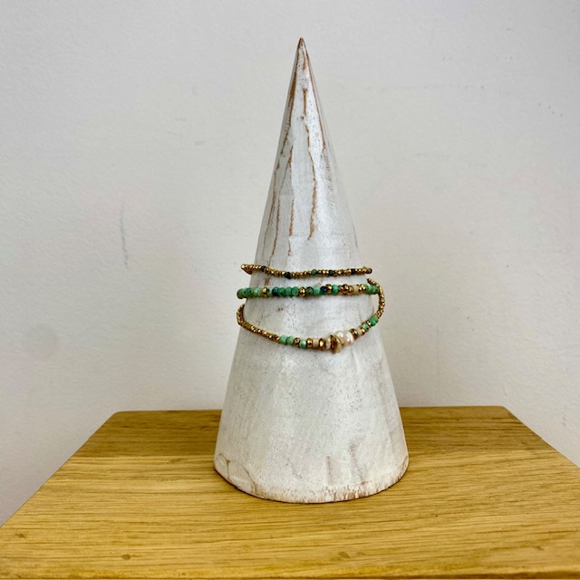 [BELLE-BR-LANA-02] Bracelet 3 Tours 'Lanai' - Belle Mais Pas Que