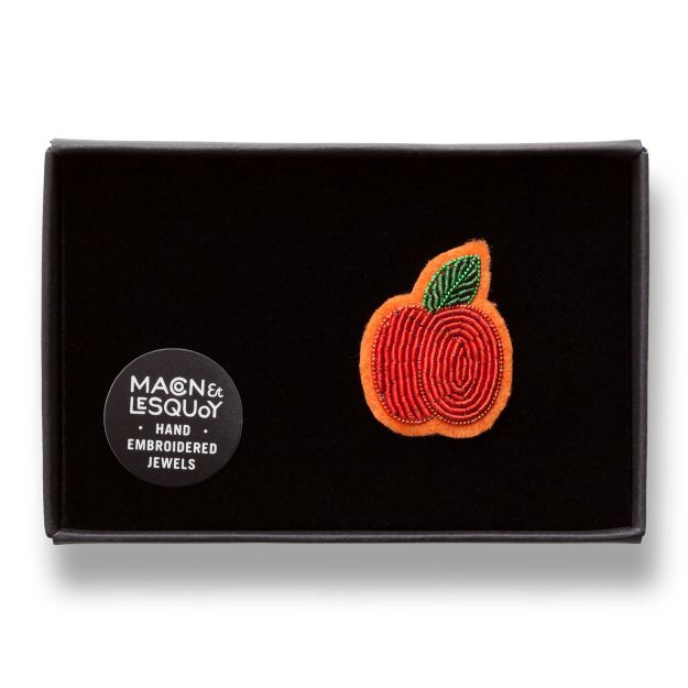 [LESQ-BRO-BB01CCF] Broche 'Fesses d'Abricot' - Macon & Lesquoy