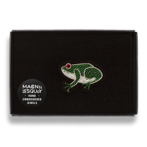 [LESQ-BRO-BB01CROA] Broche 'Grenouille' - Macon & Lesquoy