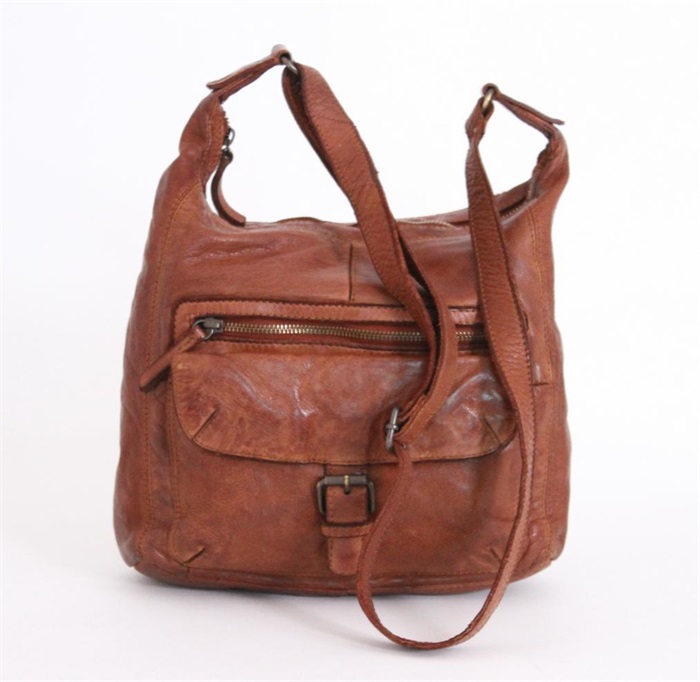 [BEAR-CL32612-COGNAC] Sac à Main Cow Lavato Cognac 