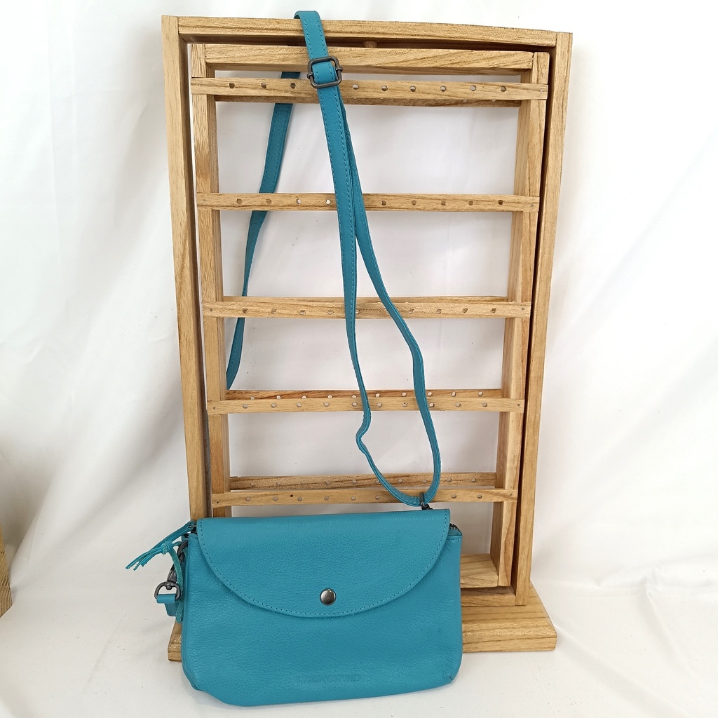 [STICK-24314-BLUE] Sac à main 'Bermuda' Bleu - Sticks and Stones