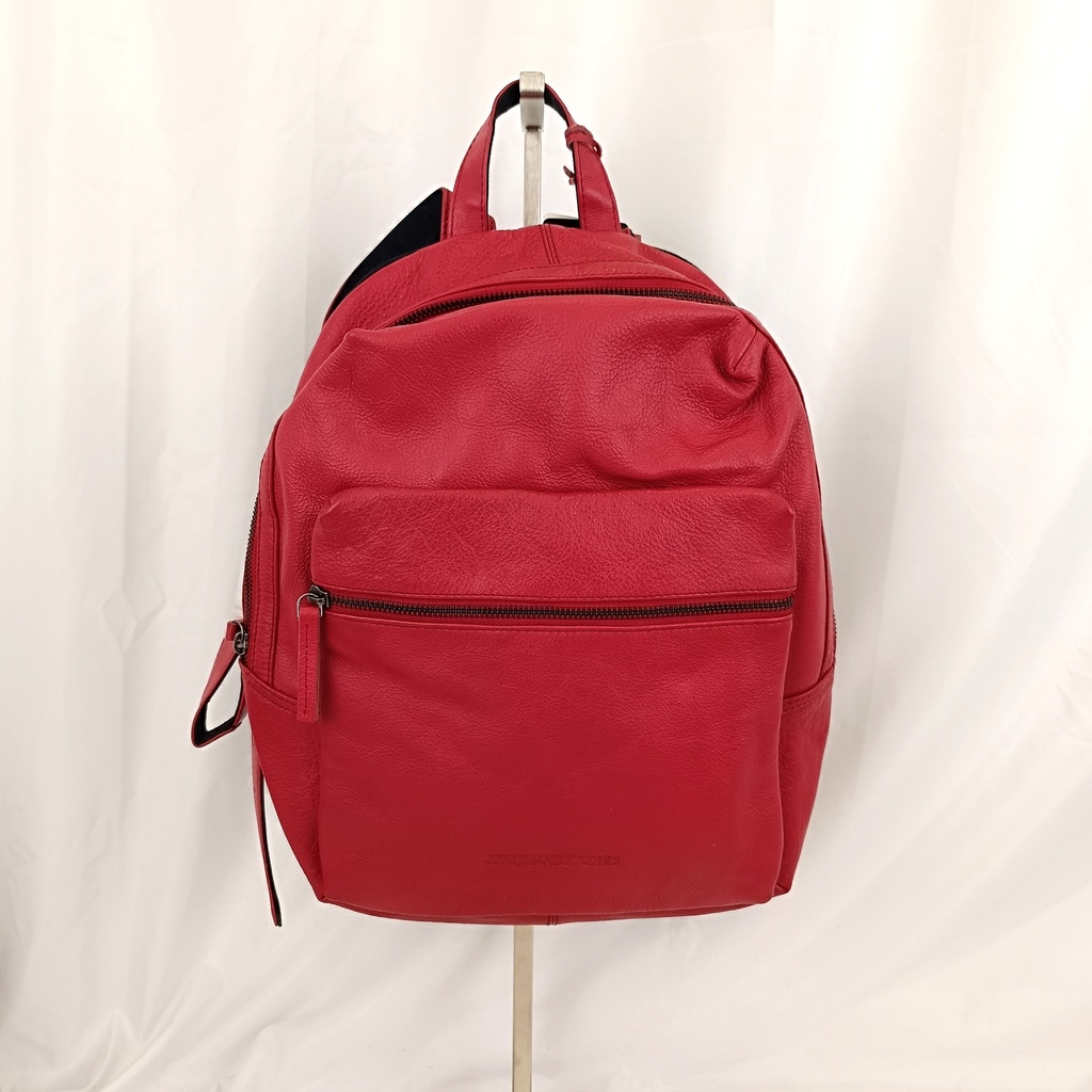 [STICK-24141-RED] Sac à dos 'Brooklyn' Rouge - Sticks and Stones
