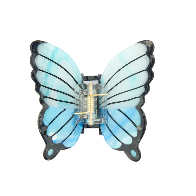 [COU-PINCEPAPILLONBLEU] Pince à Cheveux Papillon Bleu - Coucou Suzette