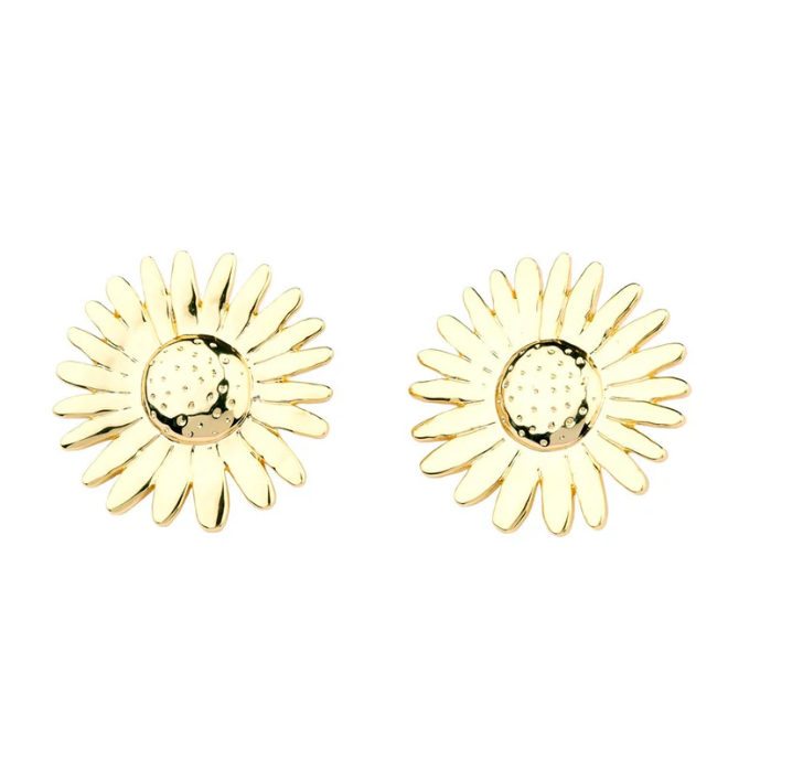 [COU-BOTOURNESOLS] Boucles d'Oreilles Tournesol - Coucou Suzette