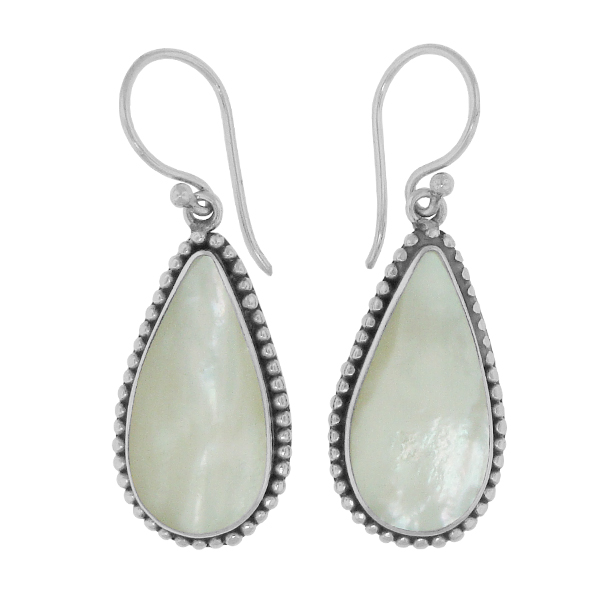 [BOAR-1148] Boucles d'oreilles Argent 925 & Nacre [1148]
