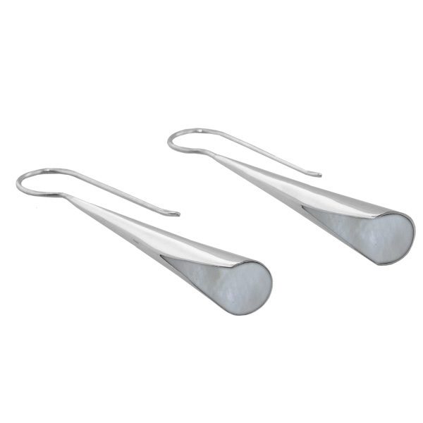 [BOAR-1173] Boucles d'oreilles Argent 925 & Nacre [1173]