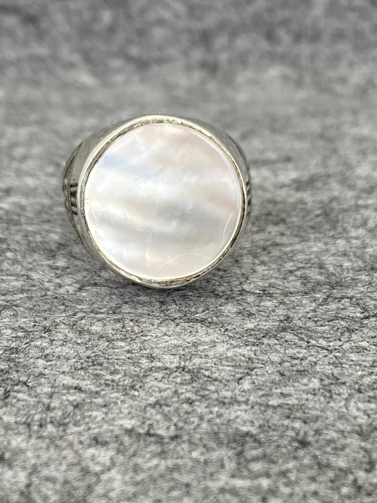 [BAAR-2294-55] Bague Argent 925 & Nacre [2294]