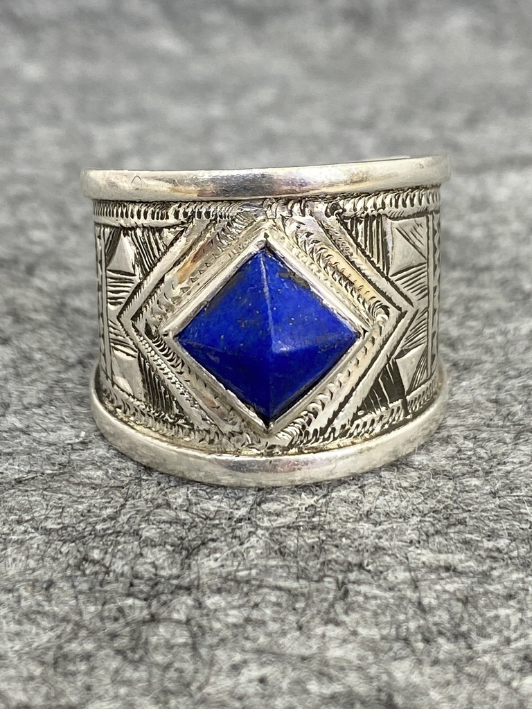 [BAAR-2304-60] Bague Argent 925 & Lapis Lazuli [2304]