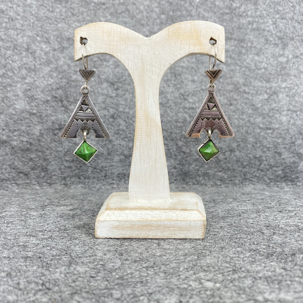 [BOAR-1257] Boucles d'oreilles Argent 925 & Pierre Naturelle [1257]