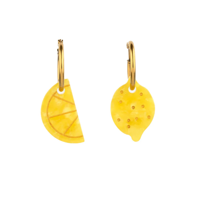 [COU-BOCITRONS] Boucles d'oreilles Citron - Coucou Suzette