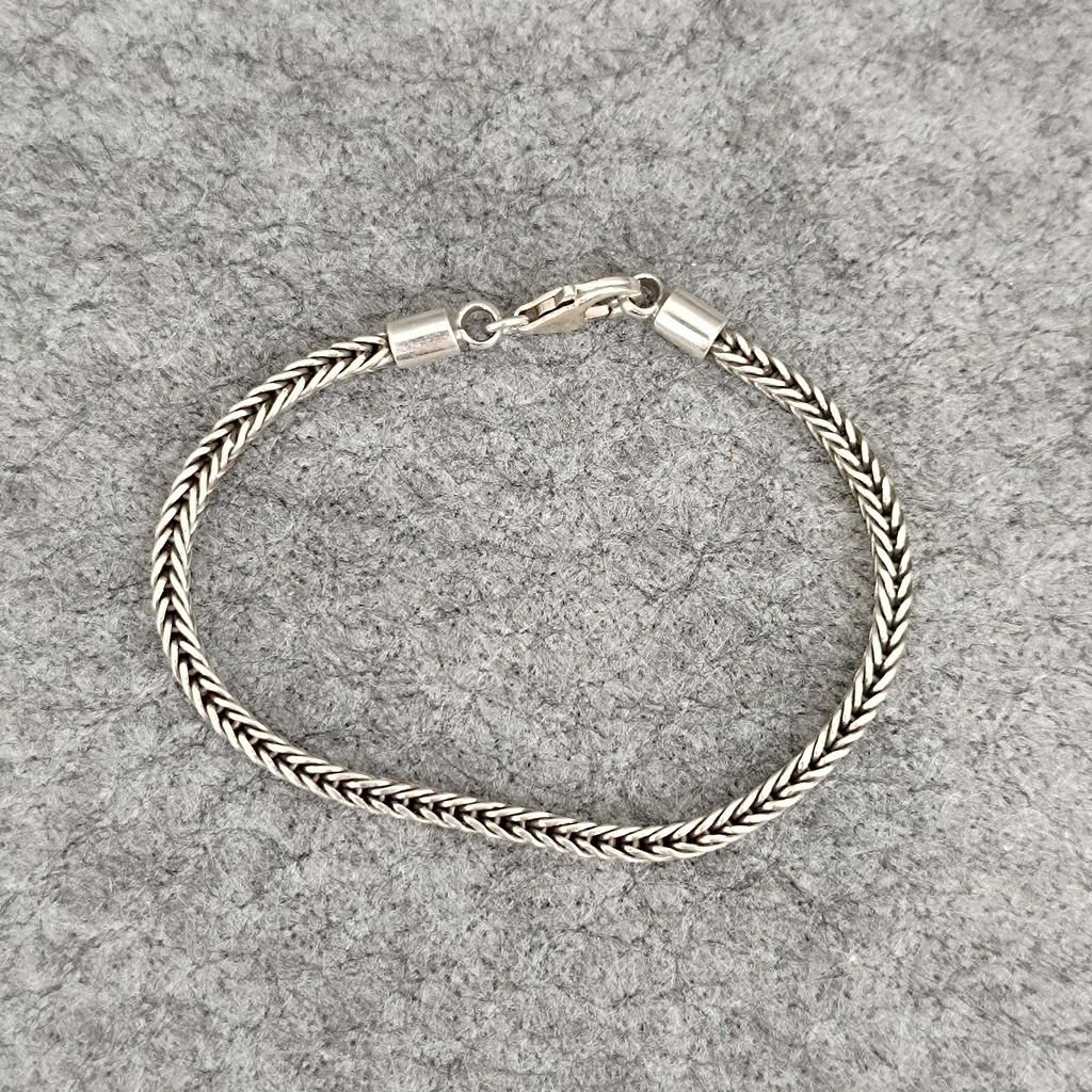 [BRAR-0419] Bracelet Snake Fin Argent 925 [0419]