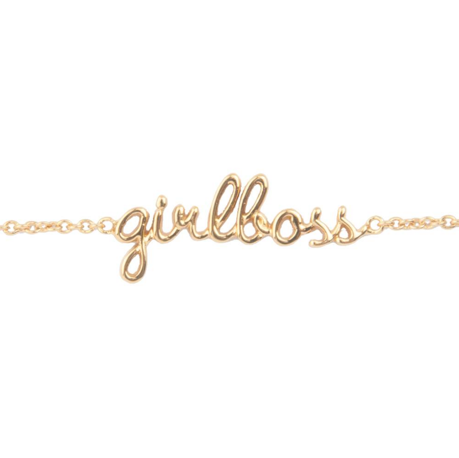 [ATLITW-UBB-GLB-G] Bracelet 'Urban GirlBoss' - Laiton Plaqué Or - All The Luck In The World