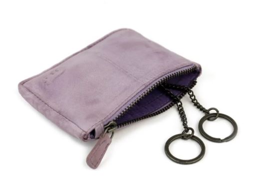 [BEAR-CP7616-SPECTRA] Porte-monnaie 'Lyla' Mauve - Cuir - Bear Design