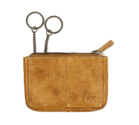 [BEAR-CP7616-TAUPE] Porte-monnaie 'Lyla' Taupe - Cuir - Bear Design