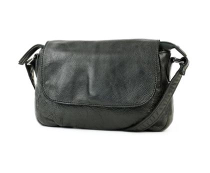 [BEAR-MJ1900-NOIR] Sac à main 'Lauren' Noir - Cuir - Bear Design