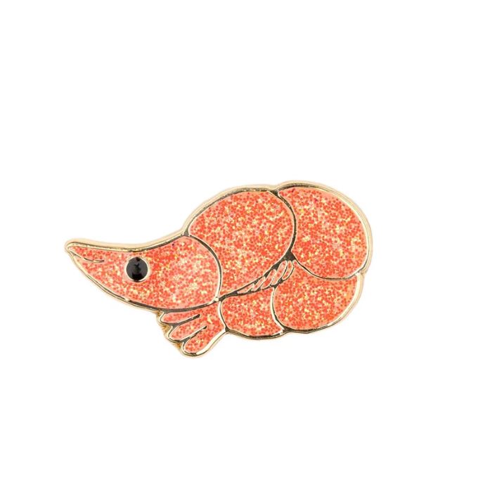 [COU-PINSCREVETTE] Pin's 'Crevette' – Coucou Suzette