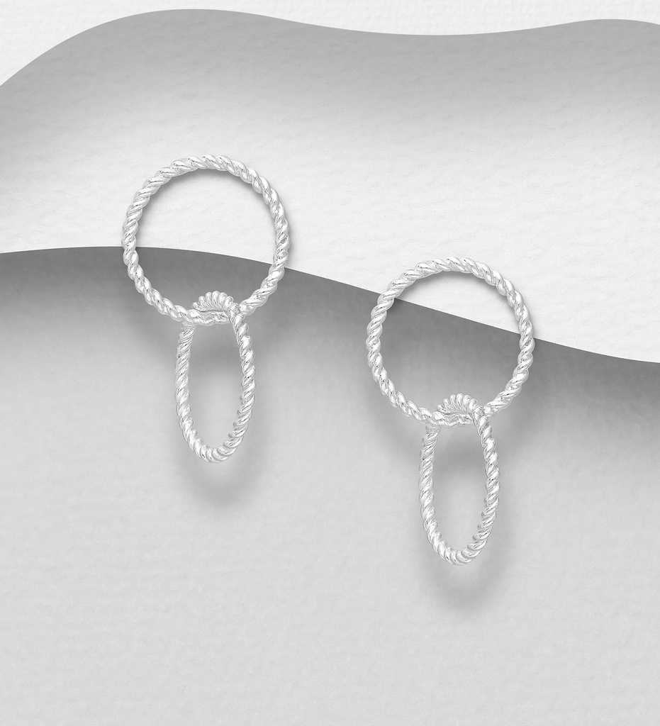 [BOAR-1308] Boucles d'Oreilles - Argent 925 [1308]