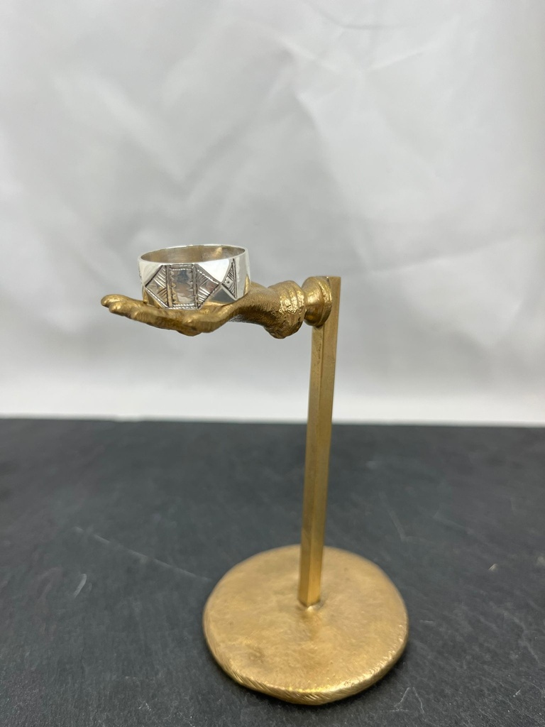 [BAAR-2455-65] Bague 'Touareg' - Argent [2455]