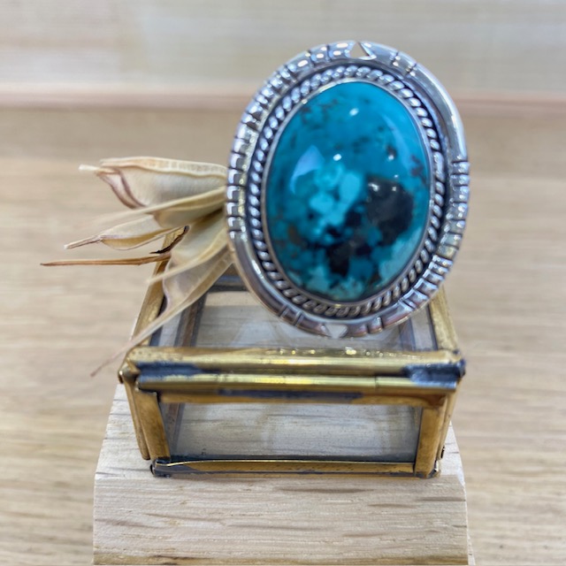 [BAAR-2493] Bague - Argent 925 & Turquoise [2493]